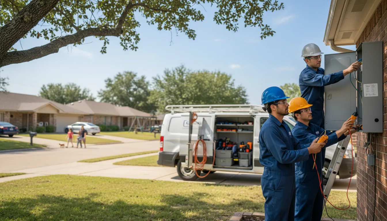 Certified electrician providing emergency electrical services in Courtland, AL